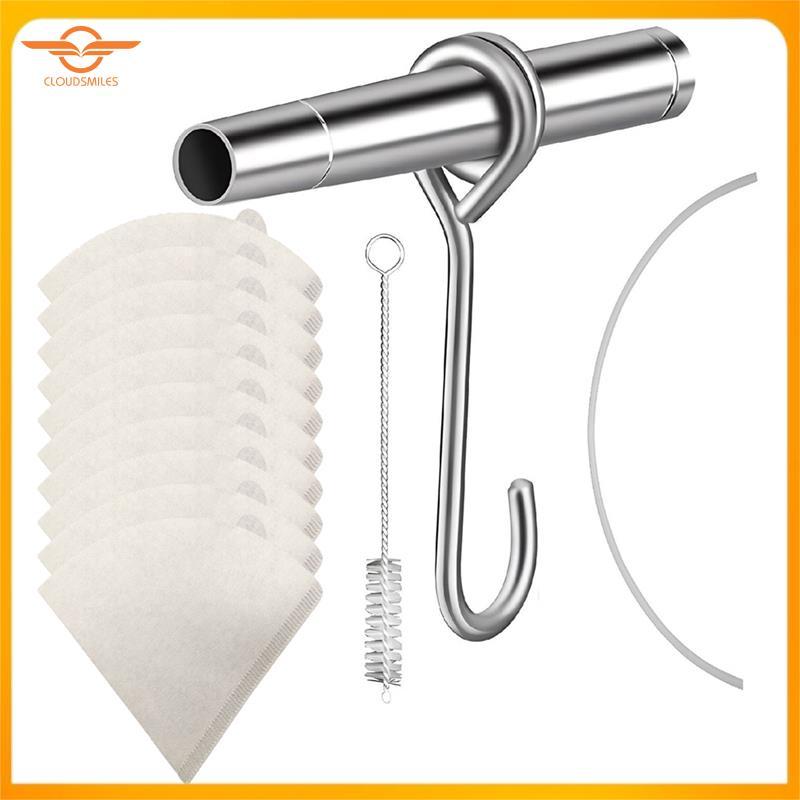 [CloudsMiles] Maple Syrup Tapping Kit Maple Syrup CollectorสแตนเลสMaple Faucet Tip Maple Syrupกรองสั