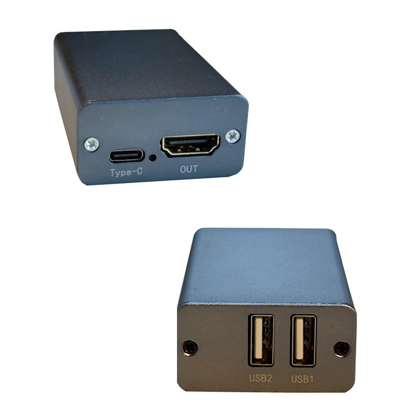 USB2.0 UVC กล้องเว็บแคมไปยัง HDMI Converter อุปกรณ์หล่อสําหรับ Pocket3 Pocket4 Action6 Insta360 ถึง 