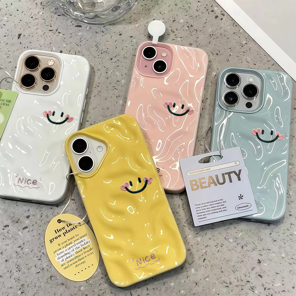 เคสโทรศัพท์ Emoji ตลกน่ารักสำหรับ Oppo A58 A57 A77 A52 A52 A54 A54 A92 A16 A15 A15s A80 A12 A5s A7