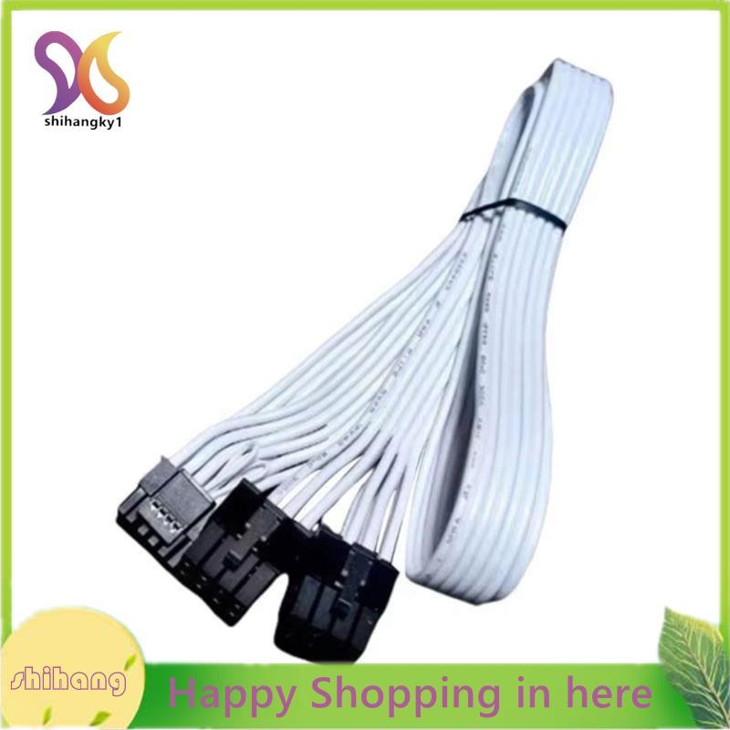 30 ซม.16AWG PCIE 5.0 กราฟิกการ์ดอะแดปเตอร์สาย Dual 8Pin ถึง 16Pin PCIE5.0 12VHPWR สําหรับ RTX4090 RT