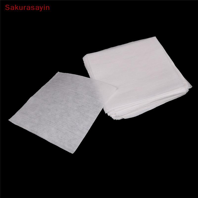 {Sakurasayin} 50 ชิ้น Anti-static Lint-free Wipes กระดาษไร้ฝุ่น กระดาษฝุ่น Fiber Optic Clean ใหม่
