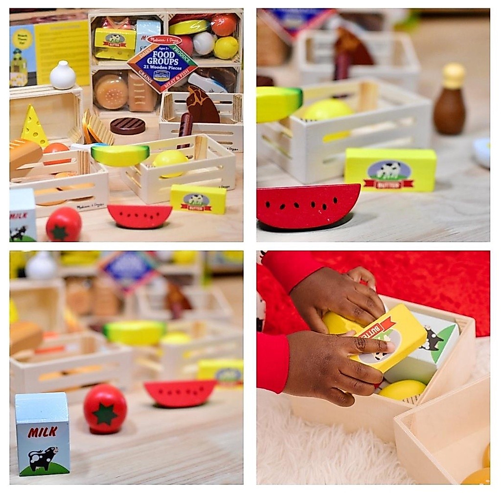 Melissa & Doug لعبة مجموعات الطعام الخمس — صورة 5