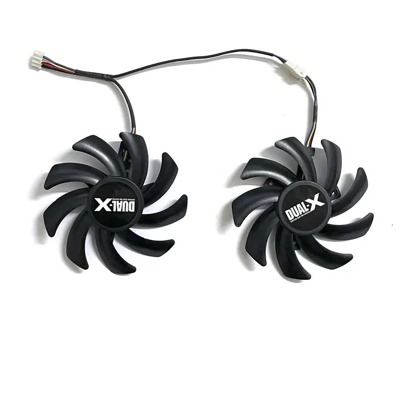 ใหม่ 85 มม.4PIN DC 12V 0.35A FDC10H12D9-C FDC10H12S9-C เหมาะสําหรับ Sapphire R9 280 280X 285 Platinu