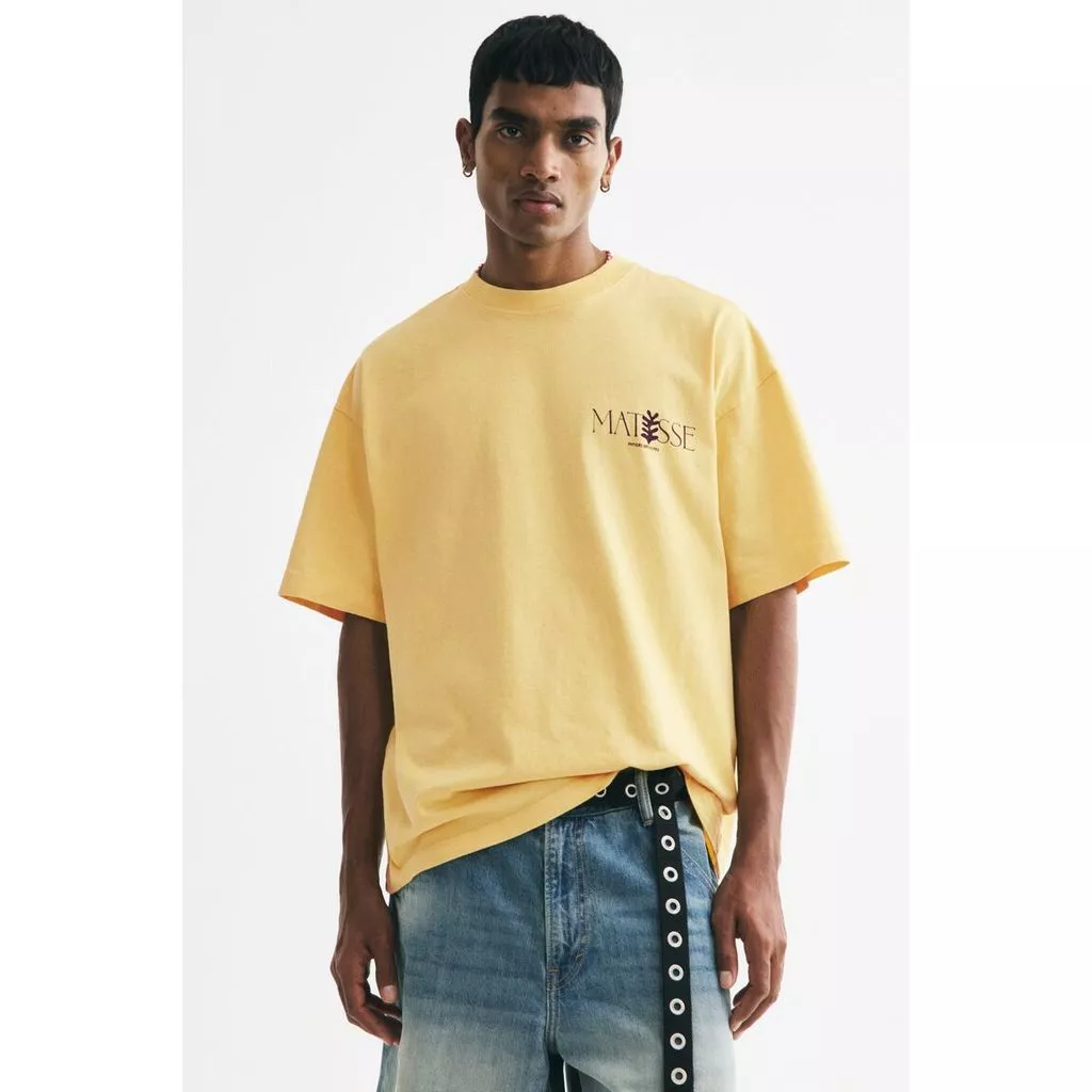 H&M(เอชแอนด์เอ็ม) เสื้อยืดทรงโอเวอร์ไซส์ ผู้ชาย 1159823_25