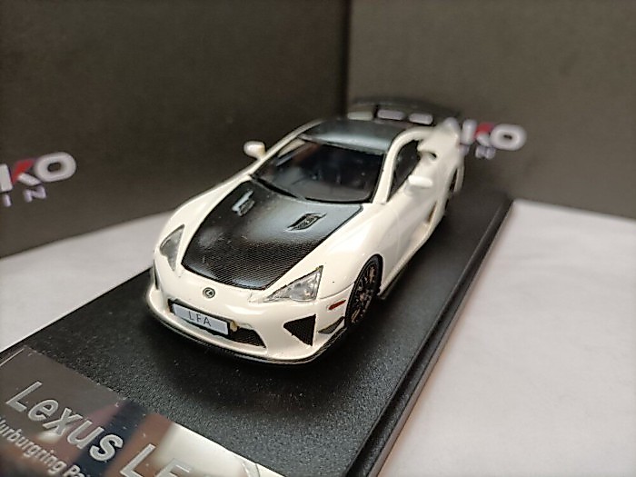 Peako 1 43 Toyota Lexus Lexus Lexus Supercar รุ่น Lexus LFA Package สีขาว