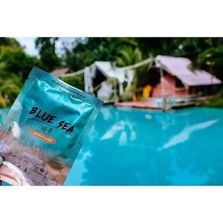 บลูซี ผงเปลี่ยนสีน้ำ Blue Sea 250 กรัม เปลี่ยนให้น้ำขุ่นกลายเป็นสีน้ำทะเล (5 ซอง)
