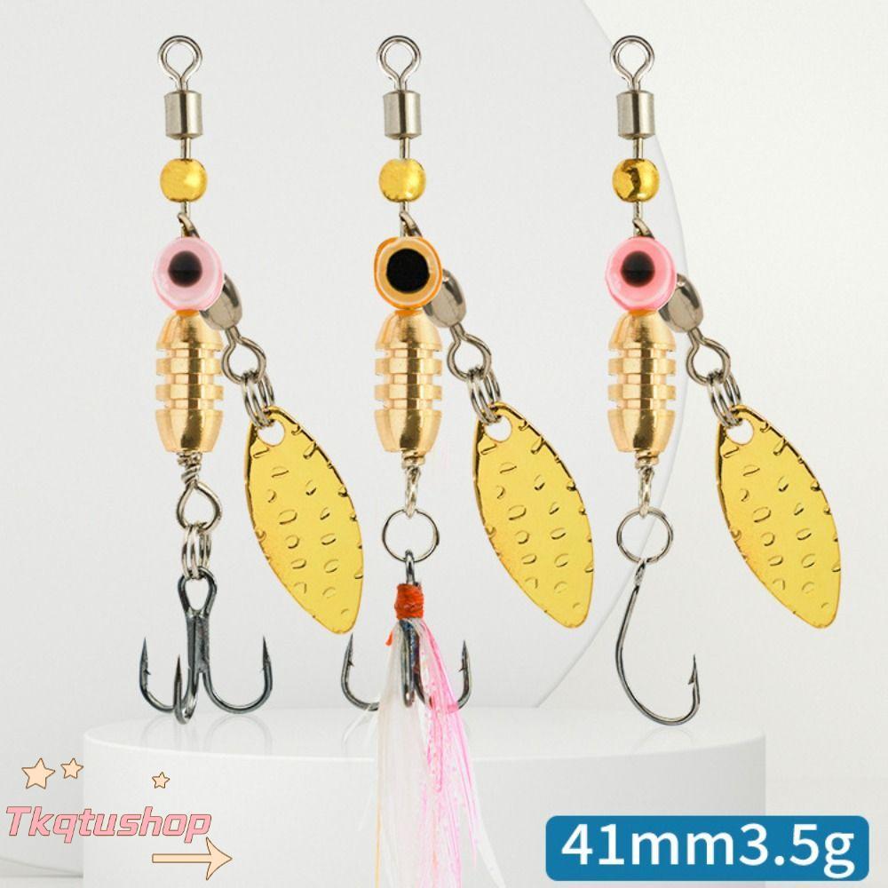 IMIHAN1 โลหะ VIB Lure, 3.5g Sinking หมุน Spinner เลื่อม, เหยื่อตกปลาโลหะ Long Cast Lure Deep Water W