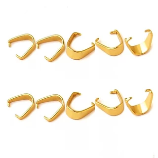 ตัวหนีบจี้สแตนเลสแท้​ .TD100​ 10​ ชิ้น​/เซ็ต​