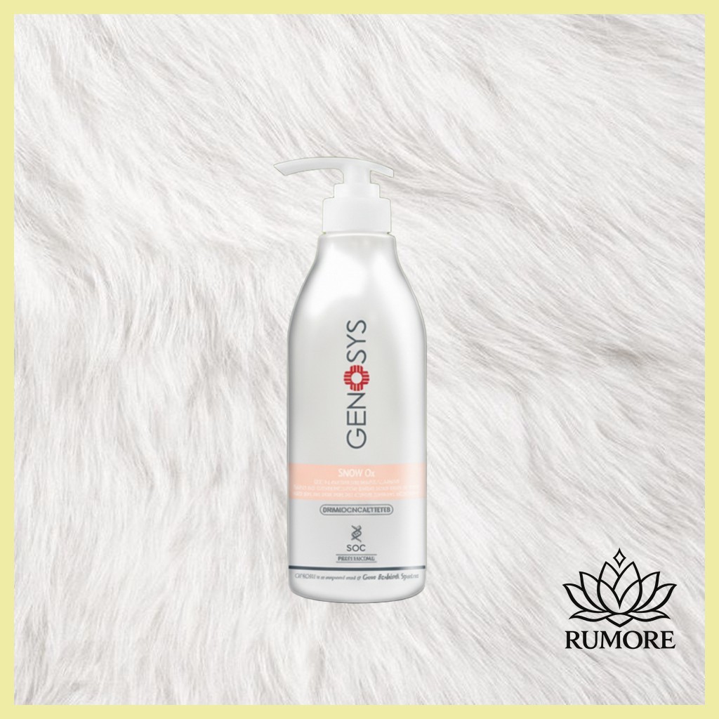 [genosys] Snow O2 Cleanser, 500ml, 1pc / Korean Cleanser / Oxygen Infused / ของแท้ 100% โดย Beauty_s