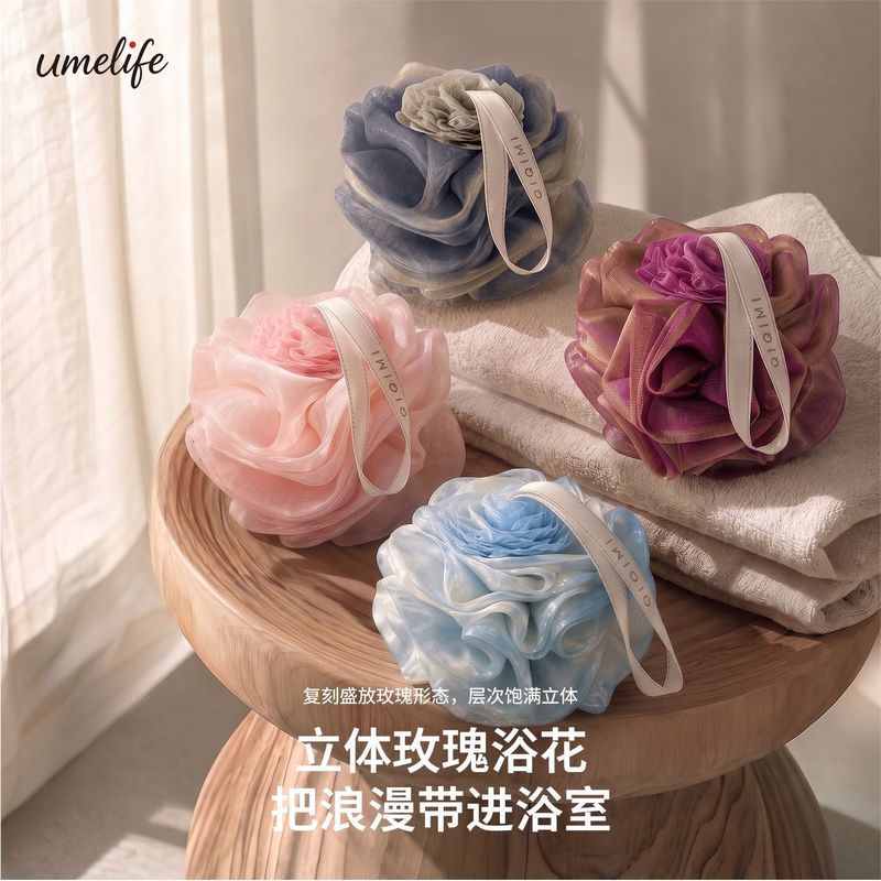 Rose Series Bath Ball ของขวัญวันหยุด High-End ดอกไม้อาบน้ําสุภาพสตรีเฉพาะ Soft Foaming Bath Bath 7.1