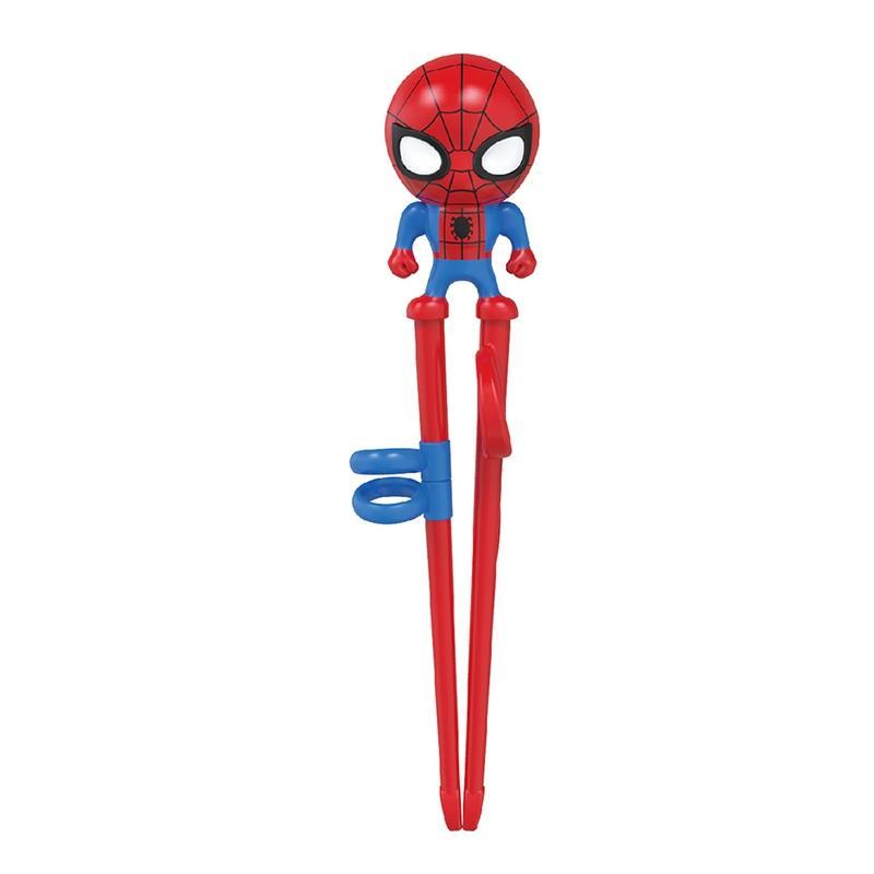 Officially Licensed Marvel Disney Spider-Man Toddler Training Chopsticks for Kids 1+, 3-Stage Remova