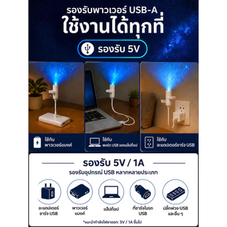 🔥TH HOT🔥โปรเจคเตอร์ดวงดาว USB ไฟฉายดาว กาแล็กซี่ 10 ลาย ไฟกลางคืน ตกแต่งห้องนอน ห้องเด็ก ของขวัญ