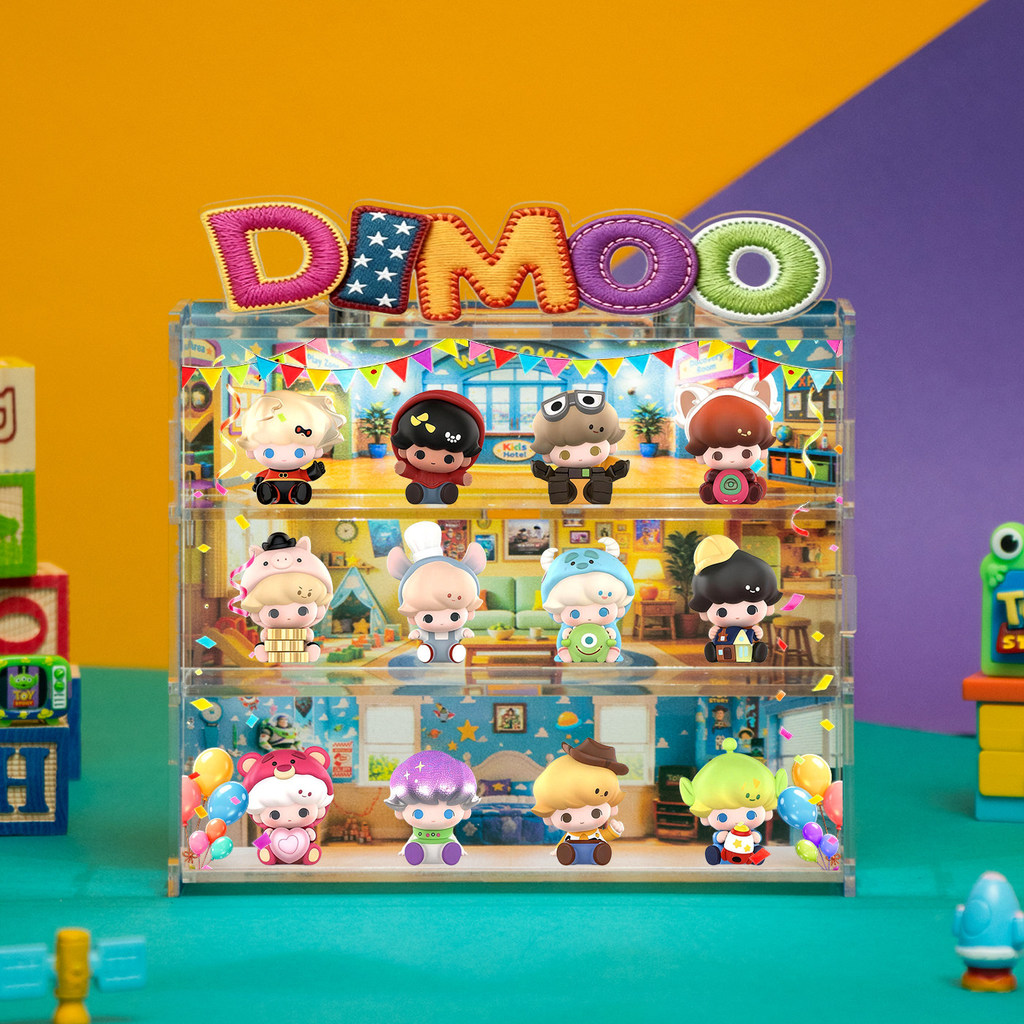 เหมาะสําหรับเม็ดน่ารัก DIMOO x PIXAR Toy Story PIXAR Series น่ารักเม็ด Mystery Box Storage Display Box