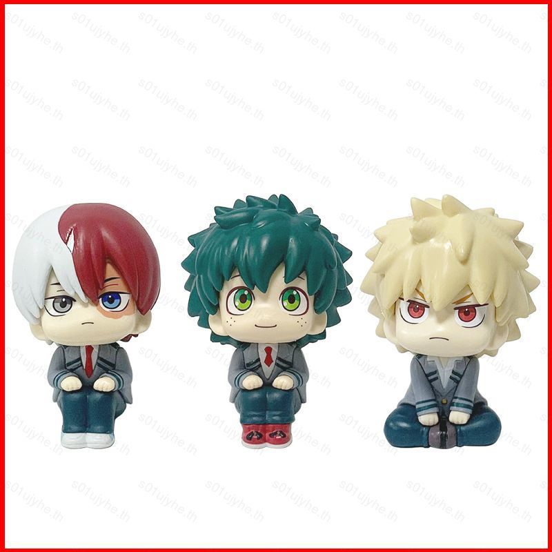 My Hero Academia Action Figure Midoriya Izuku Bakugou Katsuki Todoroki Shoto ตุ๊กตาของเล่นเครื่องประ