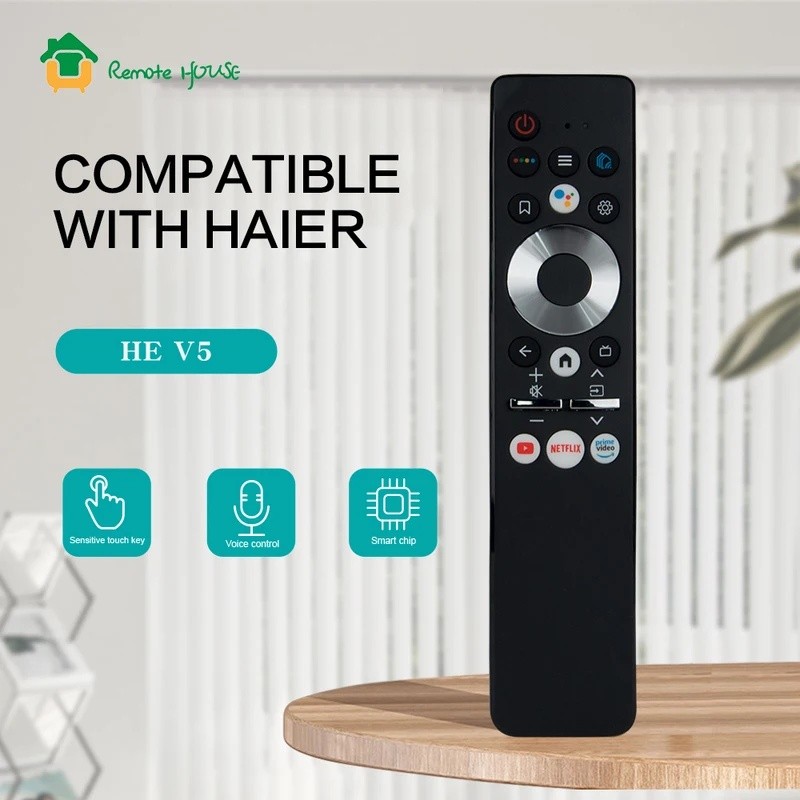 FZ เสียงรีโมทคอนโทรลไร้สายสําหรับ Haier HTR-U29R Haier 50 สมาร์ททีวี H50K6UG H55K6UG H65K6UG BX2 Hai