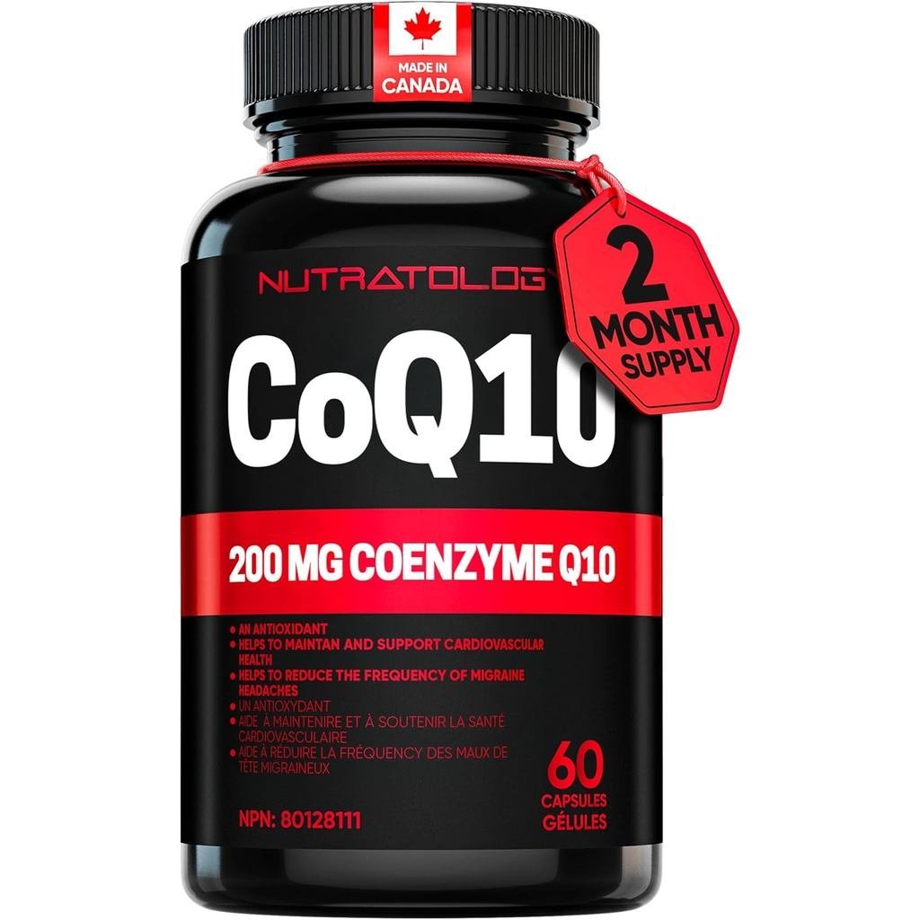 นัทรัตนวิทยา® Coenzyme Q10 (CoQ10) 200MG - รองรับสุขภาพหัวใจ - สารต้านอนุมูลอิสระเพื่อสุขภาพ - ช่วยล