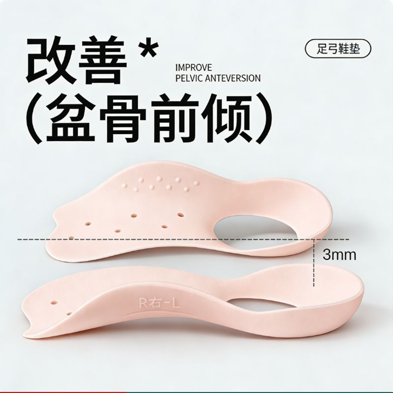Arch Support Super Soft Home Indoor Arch Pad Female Front High Low Pelvic Forward Roll Arch Support 