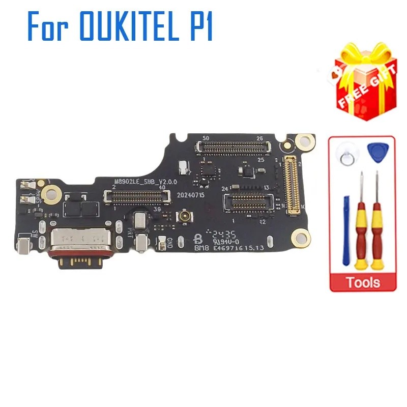 ใหม่ Original OUKITEL P1 USB ฐานชาร์จพอร์ตบอร์ดพร้อมไมโครโฟนอุปกรณ์เสริมสําหรับ OUKITEL P1 โทรศัพท์ส