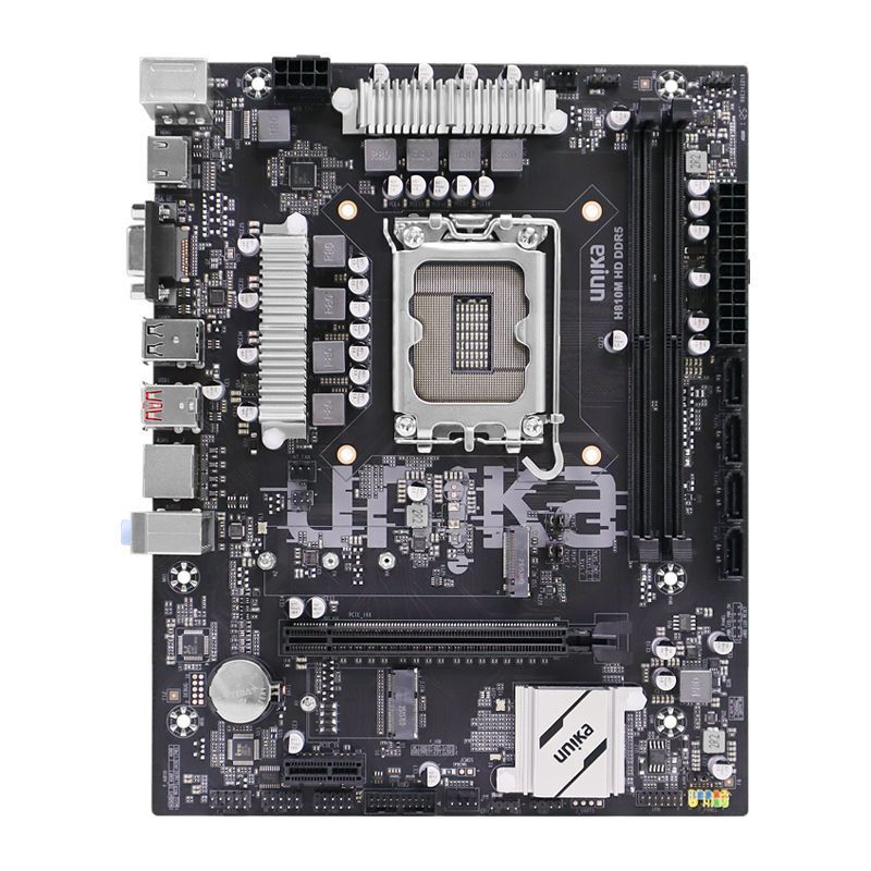 จัดส่งในวันเดียวกัน Dualภูมิแพ้ (UNIKA) เมนบอร์ด H810M ใหม่ล่าสุด รองรับ 245KF/230 (Intel H810/LGA18