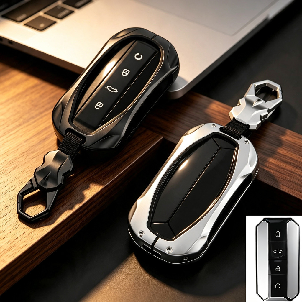 Key Case CHERY Jaecoo J5 EV เคสกุญแจรีโมทรถยนต์ Jaecoo 5/J5 EV Jaecoo 5 EV พวงกุญแจรถ