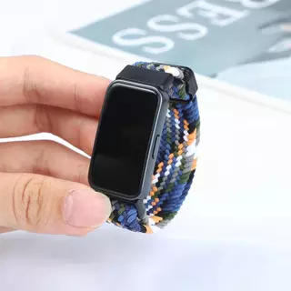 สายไนล่อนถักแม่เหล็ก for Huawei Band 11/11 Pro /10 9 8 NFC สายรัดข้อมือกีฬายืดหยุ่น Scrunchie เปลี่ยนเข็มขัด
