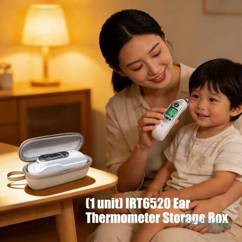 Yoo Elegant Case สําหรับ IRT6520 IRT6500 Ear Temperatures กันกระแทกน้ําหนักเบา Soft Lined ปลอดภัยและ