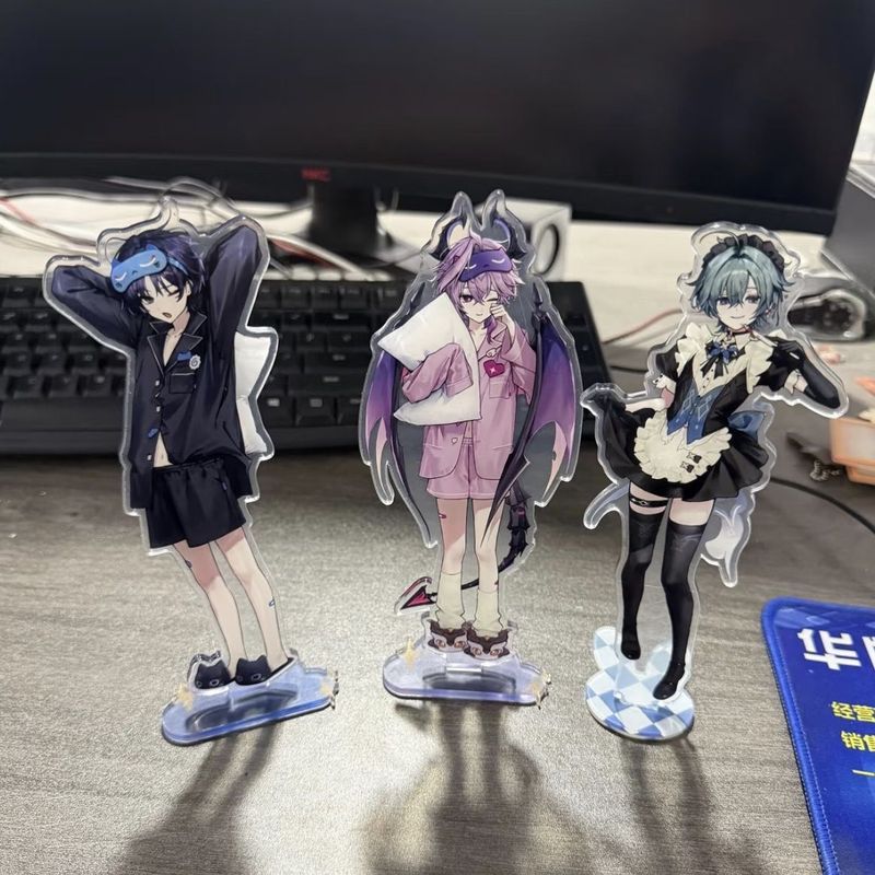 3 ชิ้น/เซ็ต Wanderer Kabukimono Balladeer หมวก Guy Lohen Durin อะคริลิค Standee อะนิเมะรูปแผ่นเดสก์ท็อปตกแต่งเครื่องประดับคอลเลกชันของขวัญ