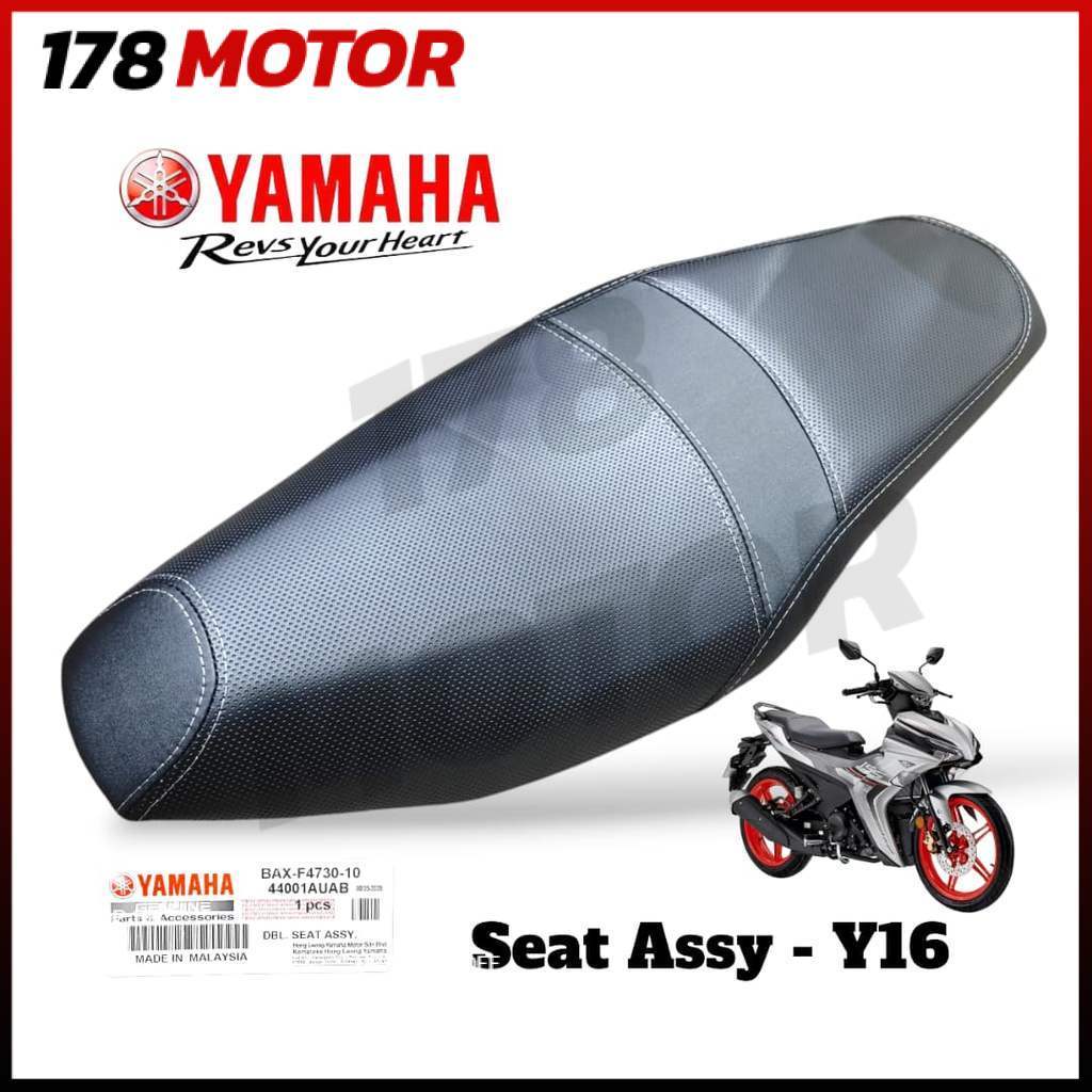YAMAHA Y16 Y16ZR Y16 V1 V2 ABS ที่นั่งเส้นสีขาว ASSY ที่นั่งคู่ ASSY TEMPAT DUDUK BAX-F4730-10