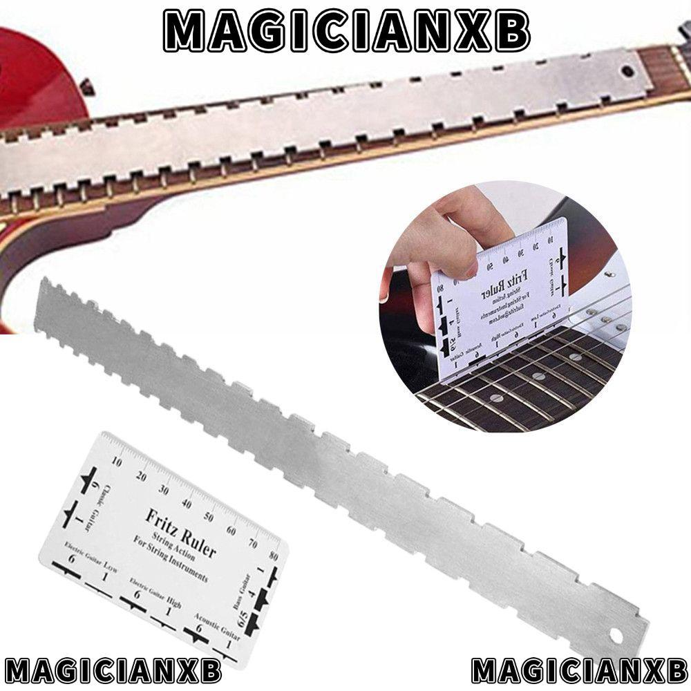 MAGICIANXB กีตาร์คอ Gauge Acoustic กีตาร์ไฟฟ้าอุปกรณ์เสริม Leveling Luthiers เครื่องมือสําหรับ Gibso