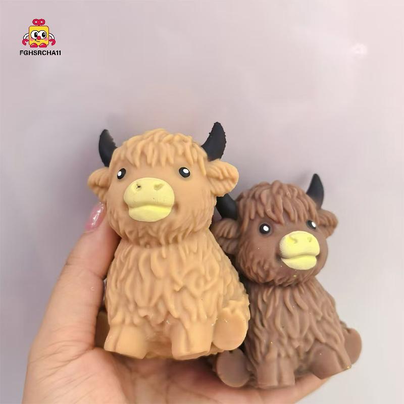 FG Squishy น่ารัก Sugar Cow Fidget สําหรับความบันเทิงและลดความเครียด HS