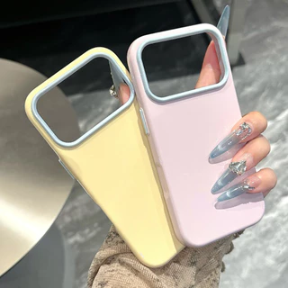เคสโทรศัพท์มือถือมาการอง for iPhone 17 11 13 15 16 14 12 Pro Max 17Pro หวาน Macaron สีกันกระแทกฝาครอบป้องกัน