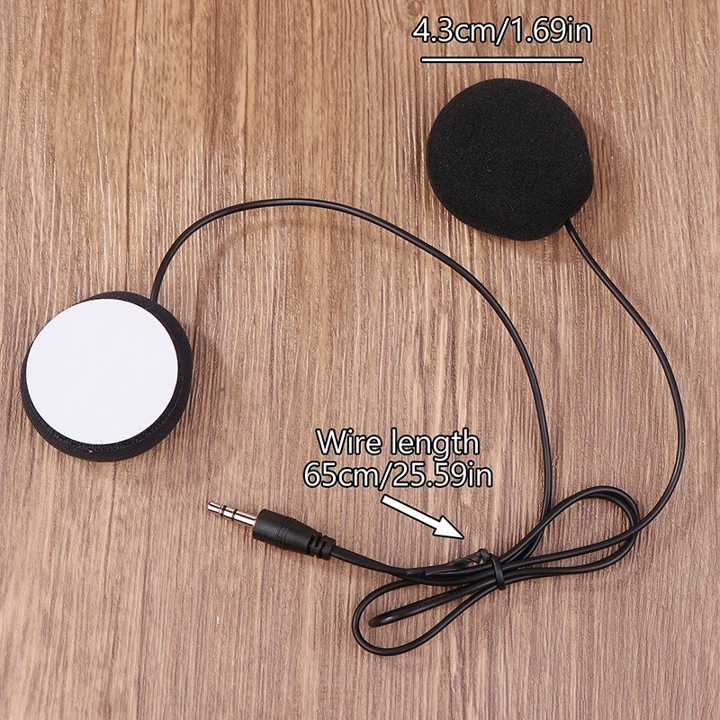 1 PC สําหรับ Cardo Freecom/Spirit หมวกกันน็อครถจักรยานยนต์ Bluetooth Intercom Soft Wire ไมโครโฟน Wir