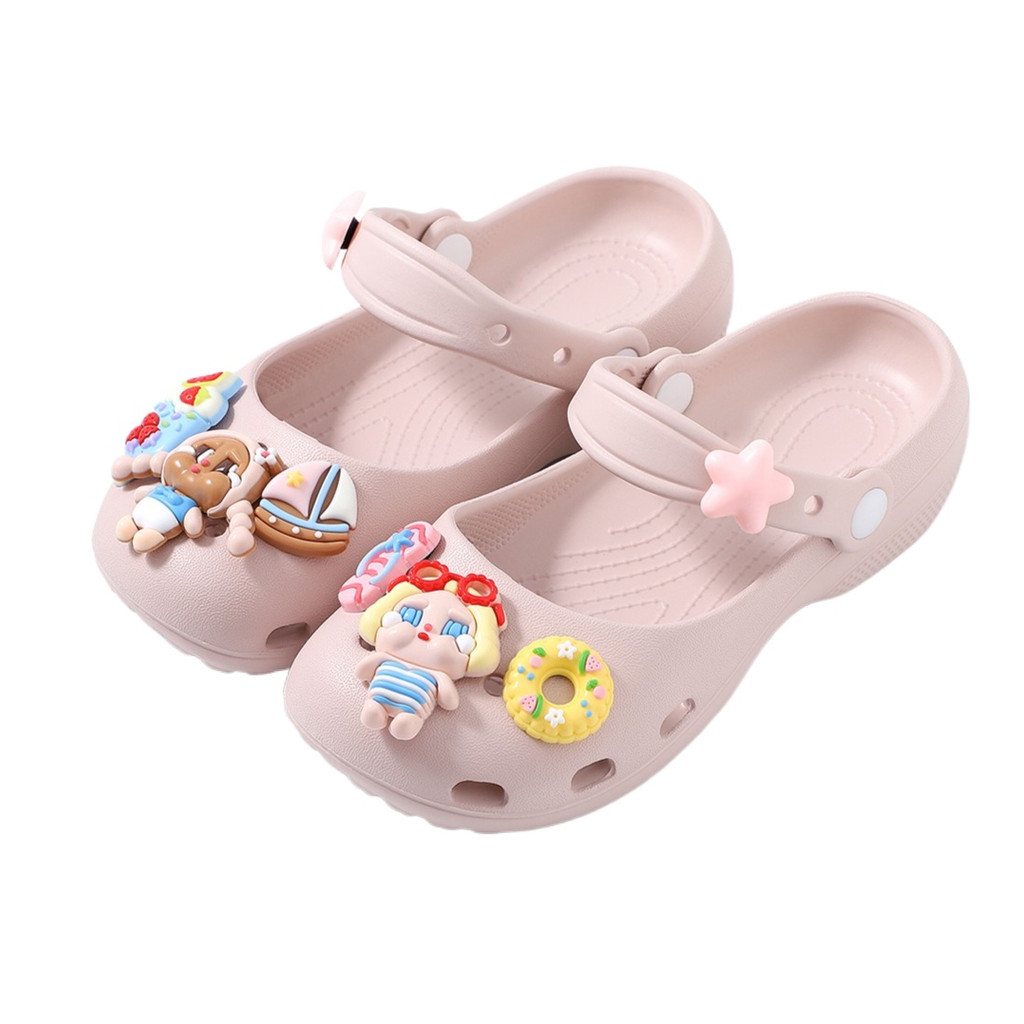สาวคลาสสิกบัลเล่ต์รองเท้าแตะแฟชั่นเด็ก Stundent EVA น้ําหนักเบา Beach Clogs ขนาด 24-35