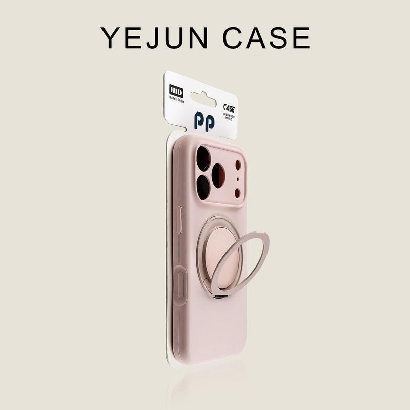 Yejun 17Pro เคสขายึดกันกระแทกสีขาวสีชมพู