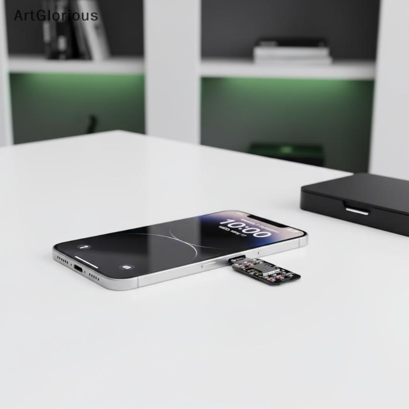 ศิลปะ 2UUL Dual SIM Card Cheer Tool พร้อมไฟแสดงสถานะ LED Fast Detection สําหรับซ่อมโทรศัพท์ Technici