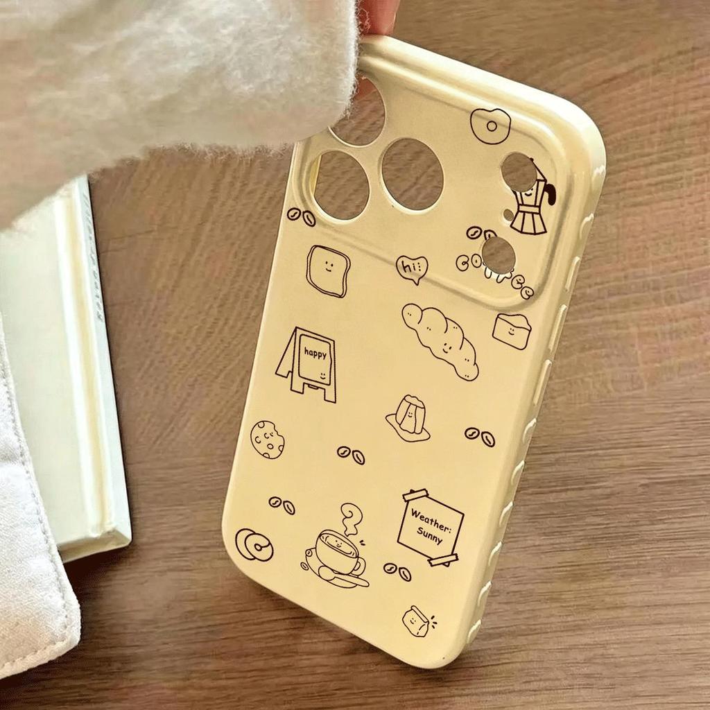 ขนมแอปพลิเคชั่นไอโฟน 171615เคสโปร 141312 กันตก 11XR/XS เรียบง่าย