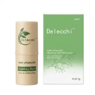 Delecchi Comfrey Balm บาล์มกลิ่นสดชื่น สดชื่นตื่นตัว หอมกลิ่นมิ้นต์ ผ่อนคลาย ปรับอากาศ สบายอารมณ์ ขนาด 7g