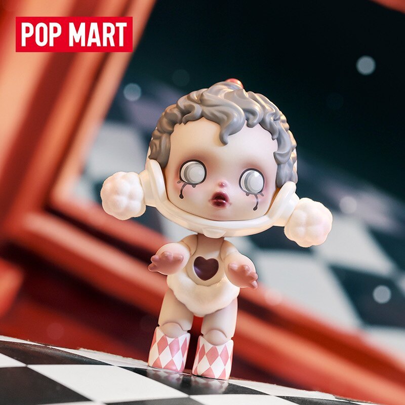 ((ความลับ) สินค้าของแท้ พร้อมสต็อก POP AM RT POP Mart sp Amusement Park Lift Limited Figure SKULLPAN