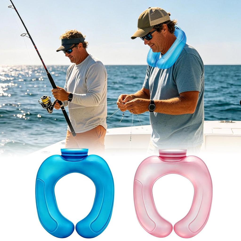 แบบพกพาคอ Cooler Ice Wrap คอ Cooling Tube Reusable คอแหวนสําหรับกีฬากลางแจ้งป้องกันความร้อน profatth