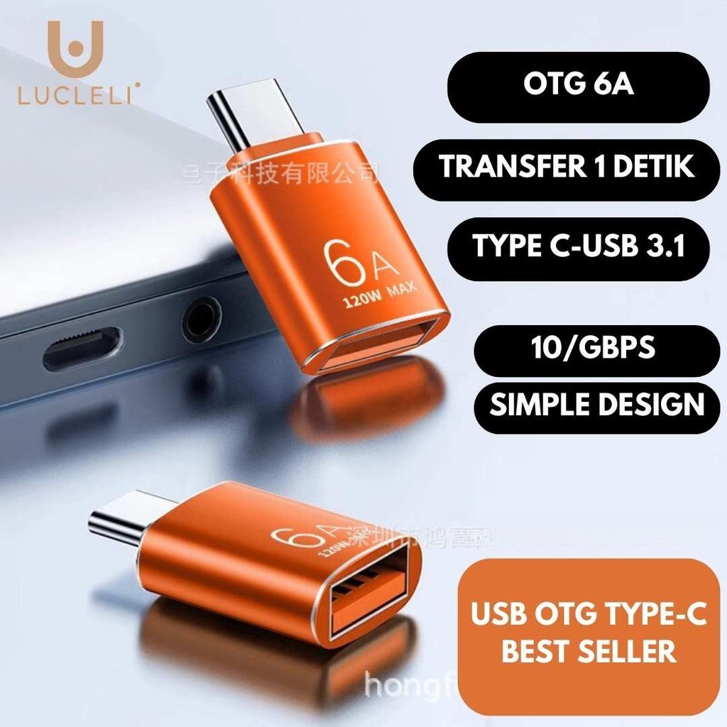 [PRO777 LUCLELI] 6A 120w USB 3.1 OTG Micro USB เป็น Type-C Android แท็บเล็ต/แล็ปท็อป/โทรศัพท์อะแดปเต