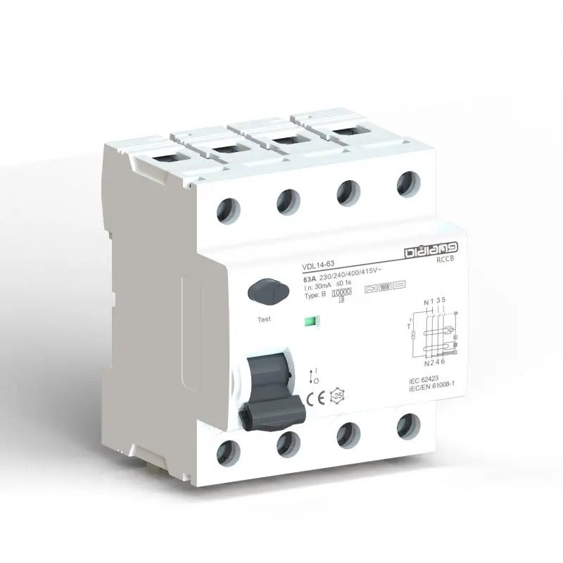 Thermomagnetic Switch air Circuit Breaker 3 Pole Rccb Circuit Breaker 2p 4p 10a 20a 40a F360 Type B 