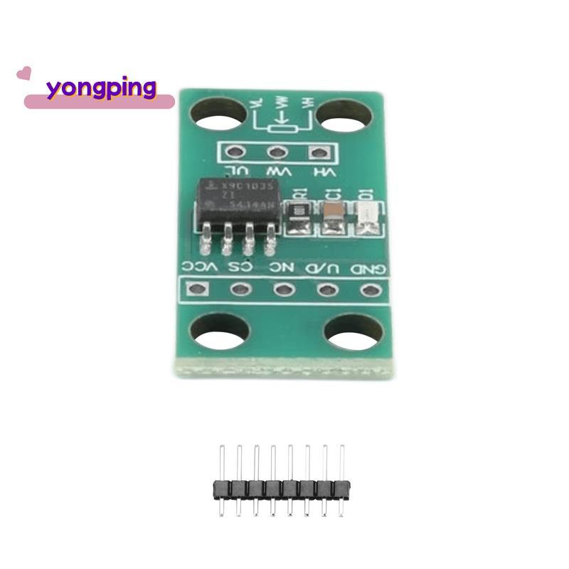 X9C103S Digital Potentiometer Module สีเขียว 100K 100Th Order Digital Potentiometer Circuit