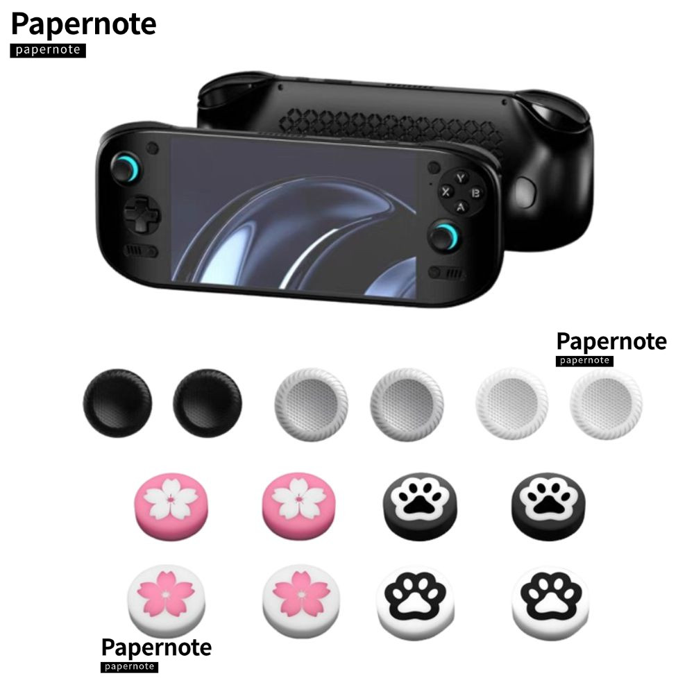 PAPERNOTE 4PCS Big Joystick Cap,ซิลิโคนที่มีสีสันเกมคอนโซลจอยสติ๊กRock,คุณภาพสูงอุปกรณ์เสริมลื่นเปลี