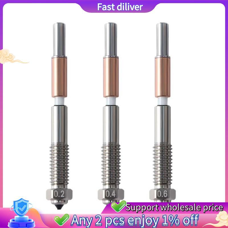Bimetal หัวฉีด 0.2/0.4/0.6 มม.,Nozzle สําหรับ QIDI Q2 Q2c 3D เครื่องพิมพ์, สําหรับ PLA, PETG, ABS, A