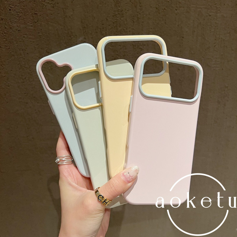หรูหราวุ้นกรอบตัดกันเคสโทรศัพท์มันวาวเหมาะสําหรับ ไอโฟน 13 14 15 16 17 มือโปร สูงสุด รวมทุกอย่างซิลิโคนป้องกันการตกปกอ่อน