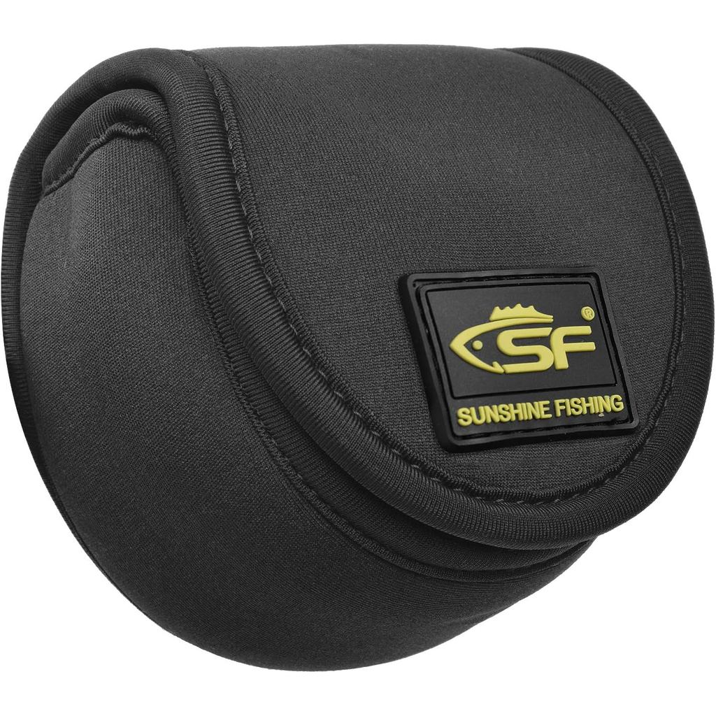 SF Fly Fishing Reel Cover Case กระเป๋าหรือ Fly Reel สีดํา Fit 5/6 wt