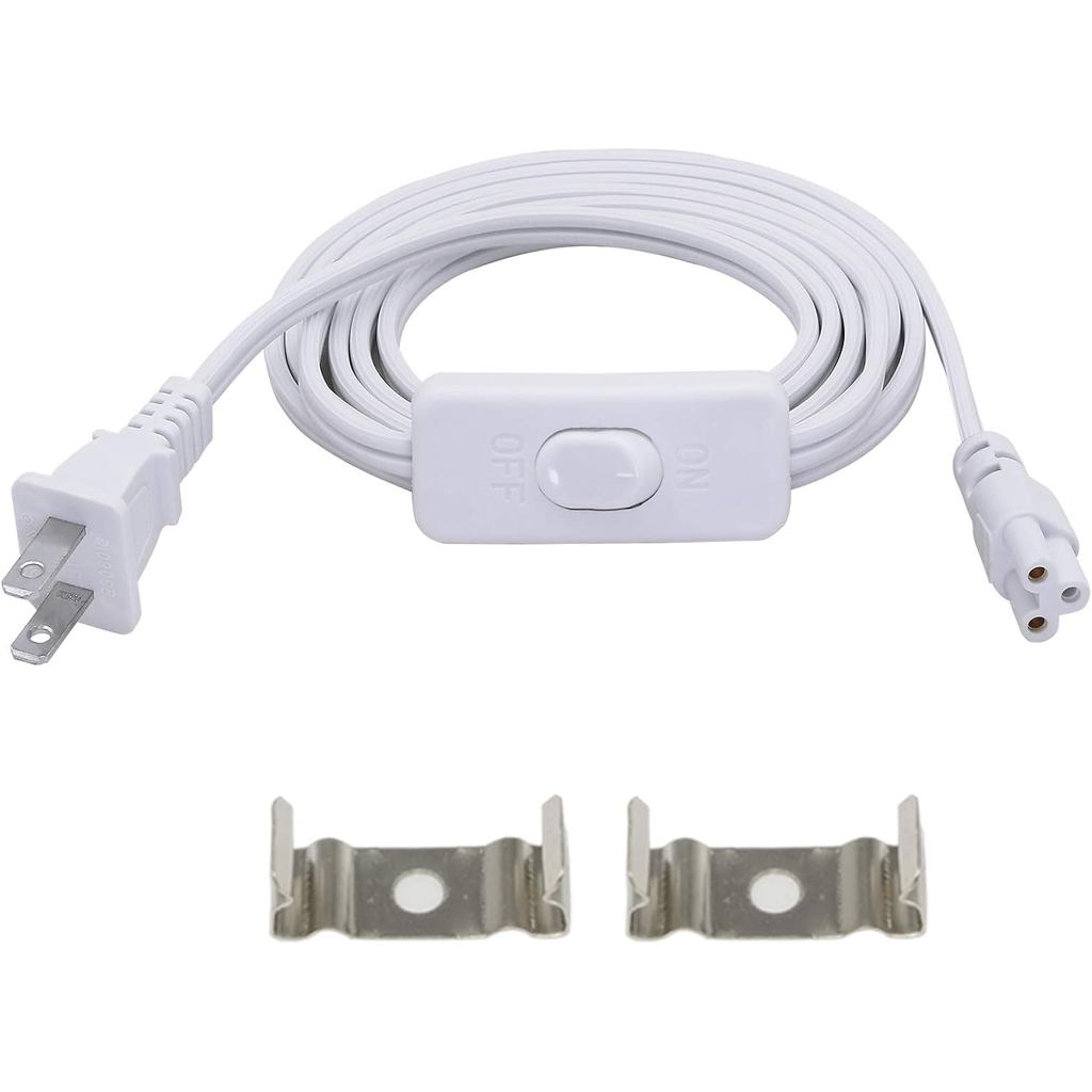 SinLoon UL-LP Certification 18AWG T5 T8 LED Wire Connector สายไฟ LED Tube สายไฟเปิด/ปิด Sพร้อมปลั๊ก 