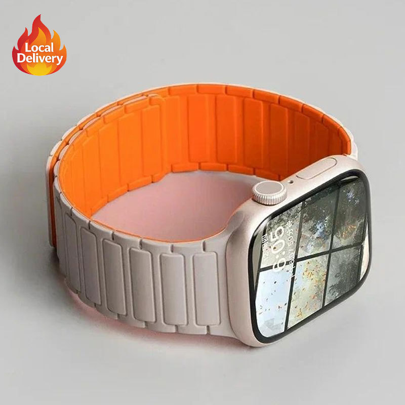 [ส่งไว] สาย smart watch 40/44/45/41/46มม สายนาฬิกา สําหรับwatch S12 11 10 9 ultra 4 3 2 เเบบเเม่เหล็ก สําหรับแอปเปิ้ลวอช