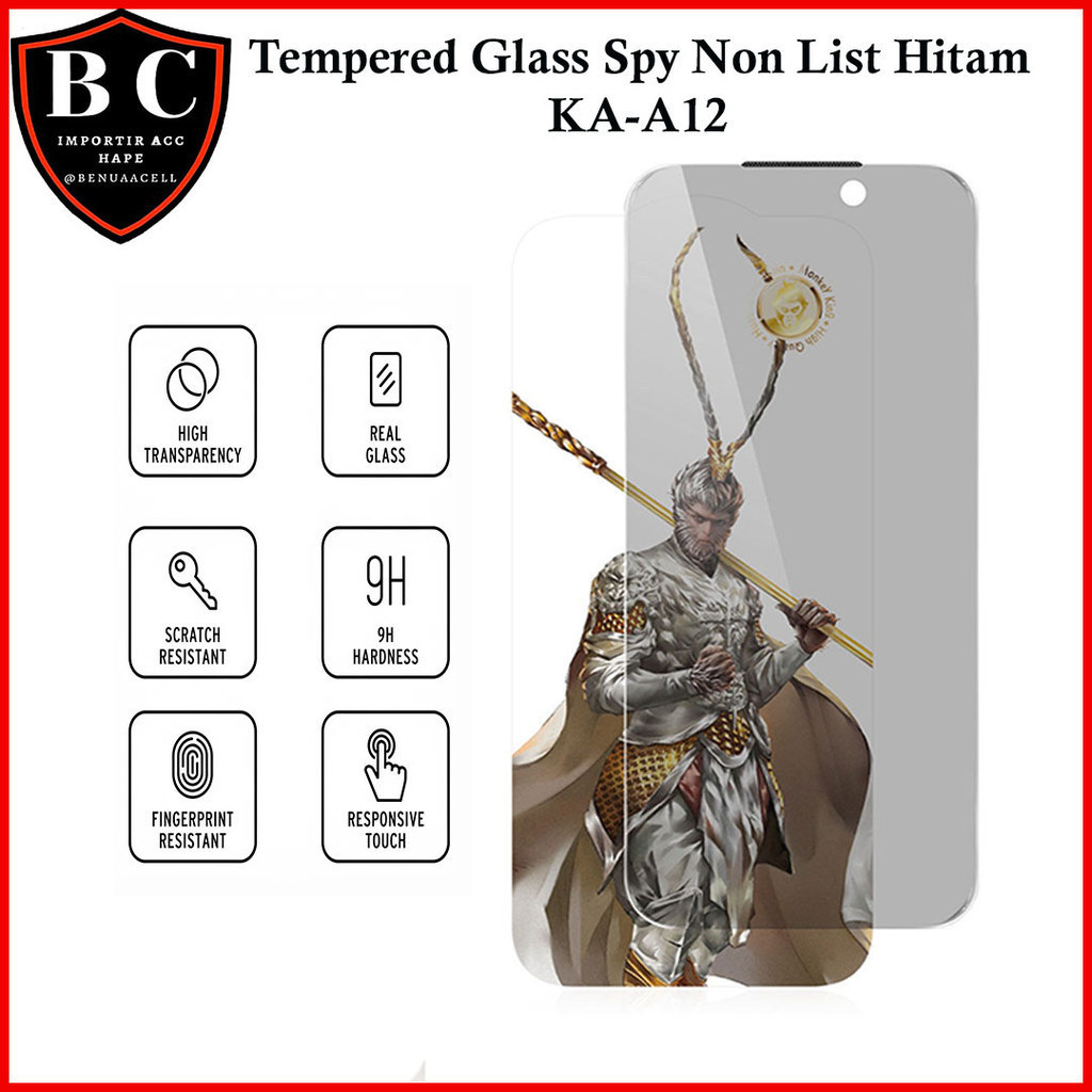 KA-A12 TEMPERED GLASS SPY NO LIST MONKEY KING FOR ITEL A05S ITEL A80 A70 A60 A60S A50 A49 CITY 200 C