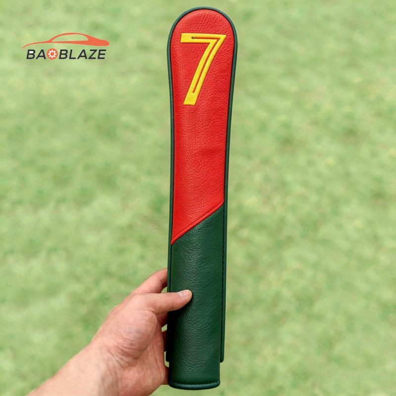 [Baoblaze] Golf Club Training Aid Cover Bold Number Seven PU Leather Protection for Golfers Range Pr